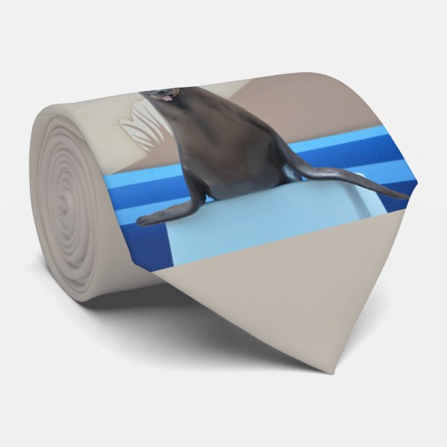 Gravata Selo (leão de mar de Califórnia) (Rolled)