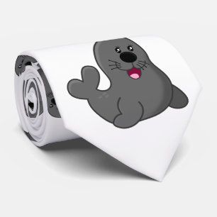 Gravata selos brincalhão bonitos bonitos