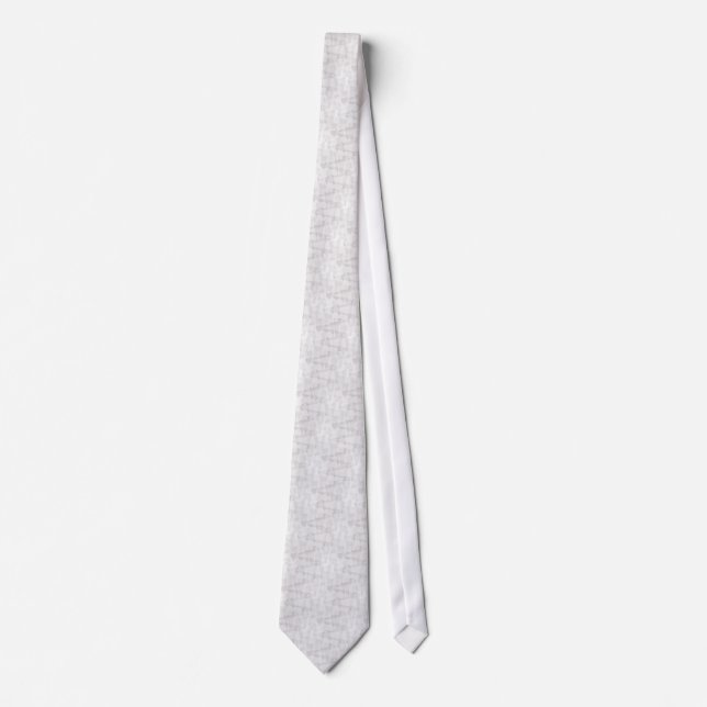 Gravata Sementes De Tie Dandelion - Branco (Frente)