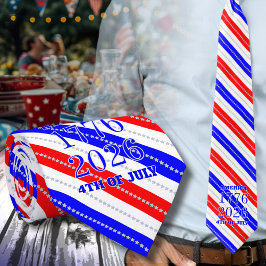 Gravata Semiquincentennial Stars & Stripes 1776-2026