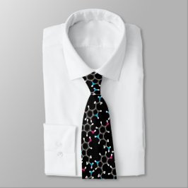Gravata Serotonina Molecule Tie