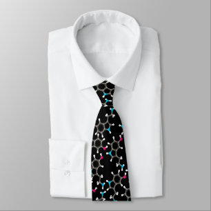 Gravata Serotonina Molecule Tie