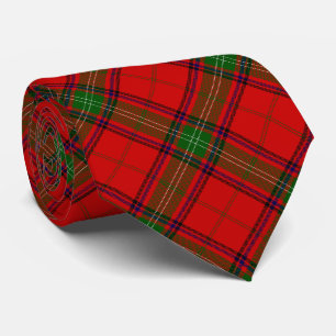 Gravata Seton tartan green xadrez vermelha