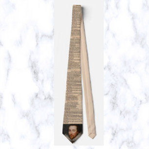 Gravata Shakespeare e Hamlet