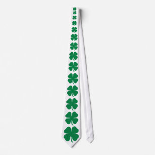 Gravata Shamrock irlandês