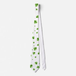 Gravata shamrock irlandês