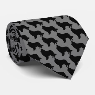 Gravata Sheepdog belga Silhouettes Pattern Dog Lover's