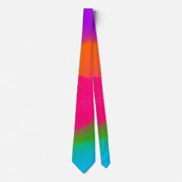 Gravata Sherbet Neon WaterColor Necktie