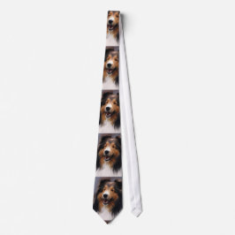 Gravata Shetland Sheepdog Art