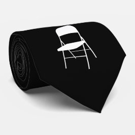 Gravata Shirley Chisholm Folding Chair Neck Tie | Black