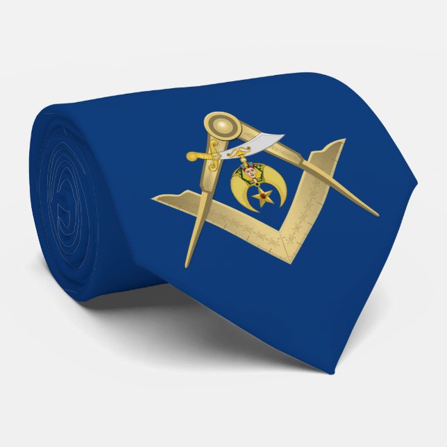 Gravata Shriners Masonic (Rolled)