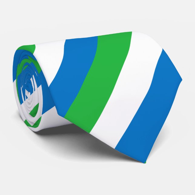 Gravata Sierra Leone Flag (Rolled)