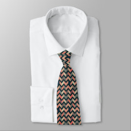 Gravata Sigmund Freud Neo Patchwork Zigzag Estético