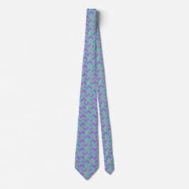 Gravata Sigmund Freud Neo Patchwork Zigzag Necktie
