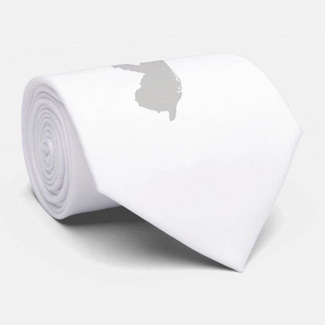 Gravata Silhouette do estado de Heart New Jersey (Rolled)