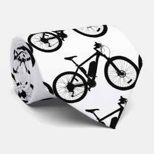 Gravata Silhueta Bicicleta
