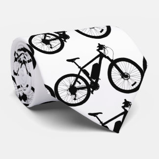 Gravata Silhueta Bicicleta