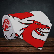 Silhueta vermelha do dragão