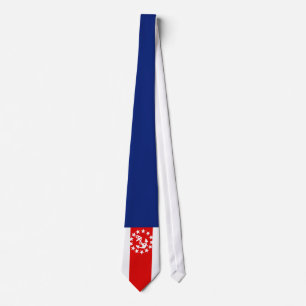 Gravata Símbolo americano náutico da bandeira do iate