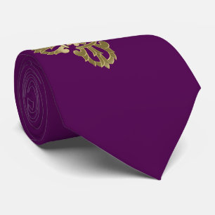 Gravata Símbolo de budista ouro Vajra