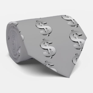 Gravata símbolo do dólar