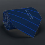 Gravata Símbolo feito sob encomenda do MÉDICO das iniciais<br><div class="desc">O marinho elegante listrou o laço inicial feito sob encomenda temático de EMS/EMT.</div>