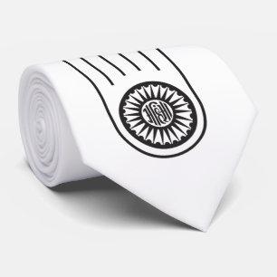 Gravata Símbolo jain de Ahimsa (Mão da Não-Violência)