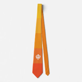 Gravata Símbolo Sikh Khanda Neck Tie