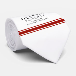 Gravata Símbolo voluntário da cruz maltesa do