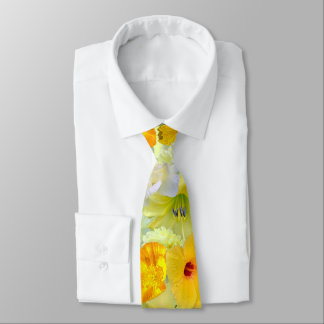 Gravata Simple Yellow Floral Wedding Groomsmen Collection