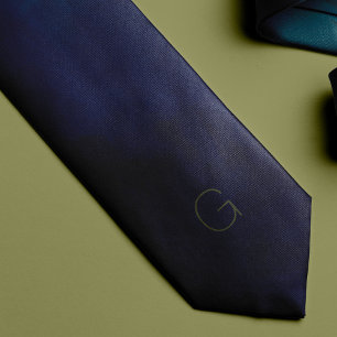 Gravata Simples, azul escura, elegante