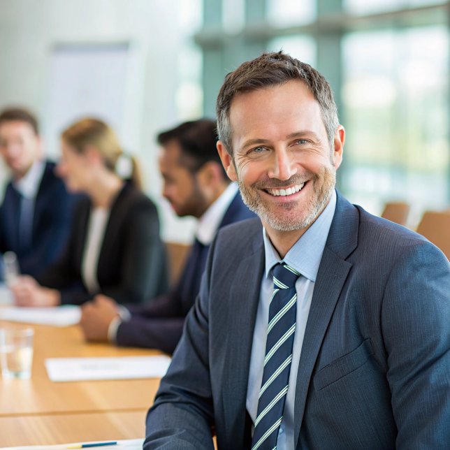 Gravata Simples e Simples, Azul e Branco (Criador carregado)