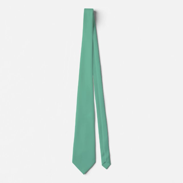 GRAVATA SIMPLES ESTILOSO ESCRITÓRIO MODERNO VERDE TEAL  (Frente)