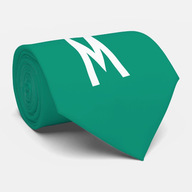 Gravata Simples Modern Emerald (Rolled)