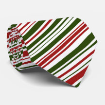 Simples Red and Green Stripes Natal