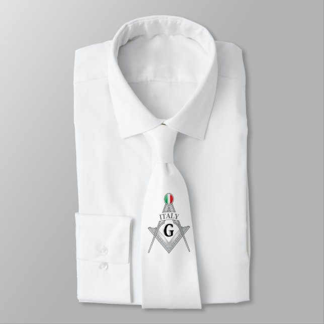 Gravata sinal da maçonaria italiana (Amarrado)
