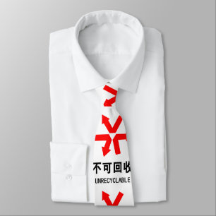 Gravata Sinal de Hanzi da língua chinesa do ~ de