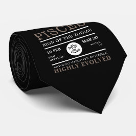 Gravata Sinal peixes do Zodíaco, Astrológico