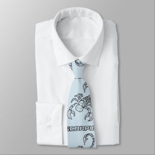 Gravata Sinal Zodiac Tie: Scorpio (Transparente)