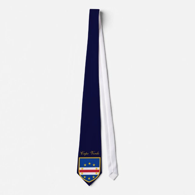Gravata Sinalizador Cabo Verde Personalizado (Frente)