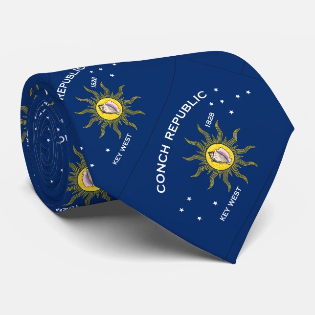 Gravata Sinalizador Conch Republic (Rolled)