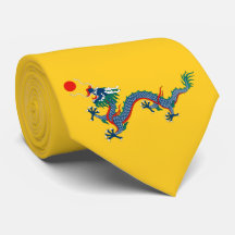 Sinalizador da dinastia Qing na China (Dragão Chin