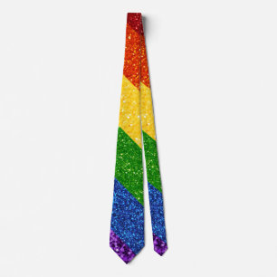 Gravata Sinalizador do Orgulho do Arco-Íris LGBT