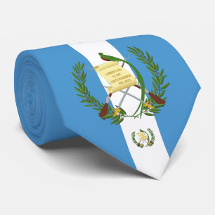 Gravata Sinalizador guatemalteco e Casaco de armas, Bandei