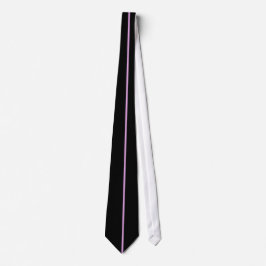 Gravata Single Plum Stripe on Black Tie