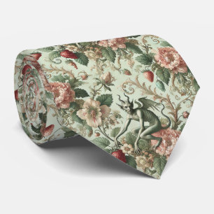 Gravata Sins de Morango - Vitoriano Gótico