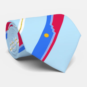 Gravata Sioux Falls (Dakota do Sul) bandeira municipal Nec