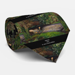 Gravata Sir John Everett Millais, "Ophelia"