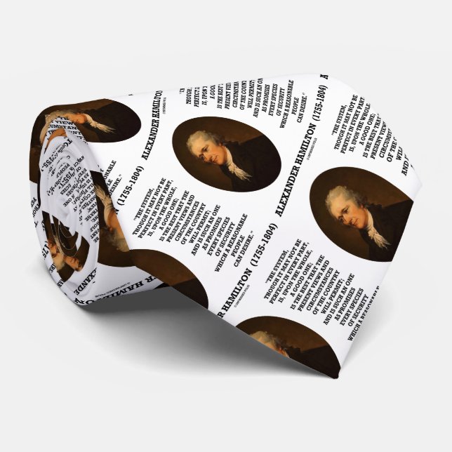 Gravata Sistema de Hamilton para não ser perfeito uma boas (Rolled)