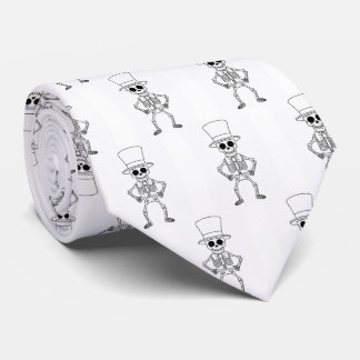 Gravata Skeleton necktie